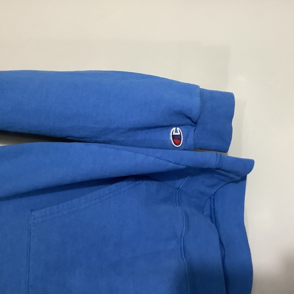 Retro Champion St Agnes Football Hoodie - Size S - Royal Blue - P2P 18” - Picture 6 of 8